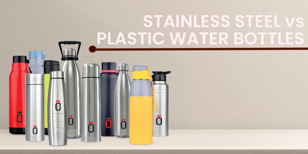 STAINLESS STEEL vs PLASTIC WATER BOTTLES